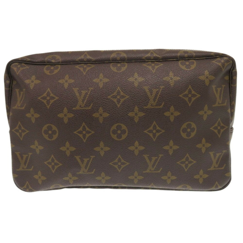 LOUIS VUITTON Authentic Brown Monogram Pouch - Picture 3 of 9
